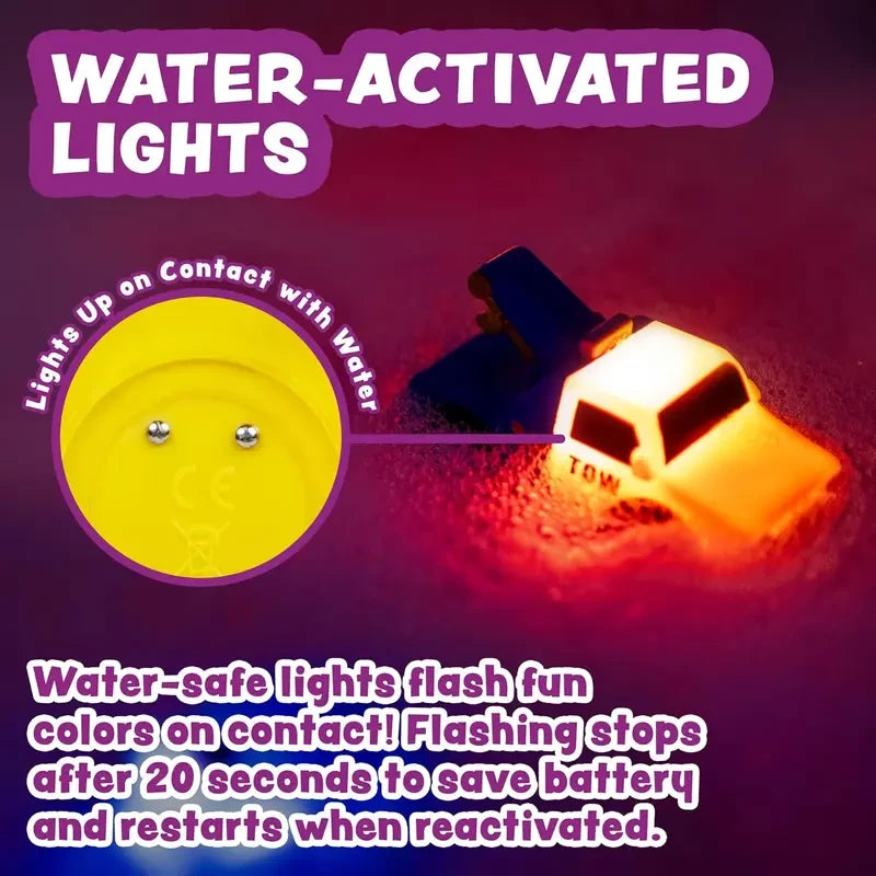 Water Activated Emergency Vehicle Bath Toys
