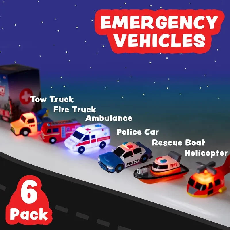 Water Activated Emergency Vehicle Bath Toys